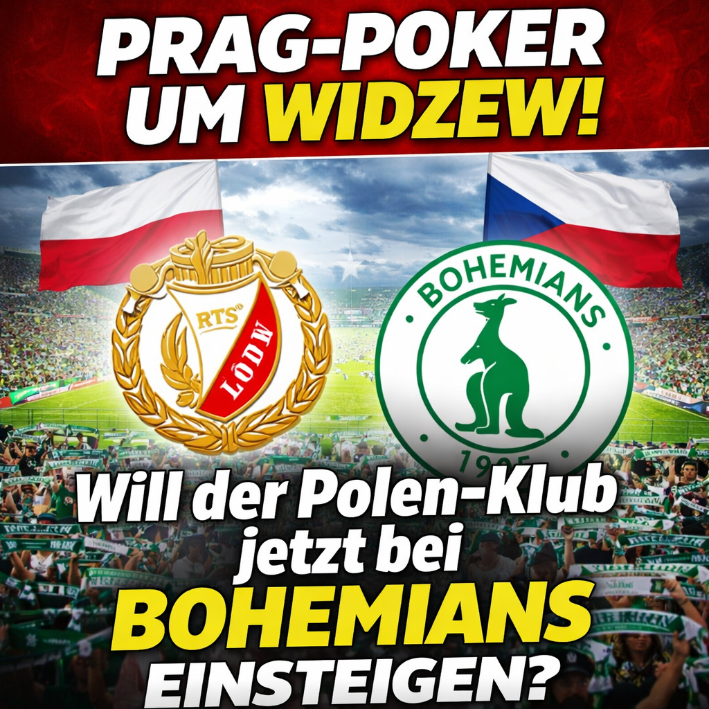 Steigt Widzew bei Bohemians Prag ein