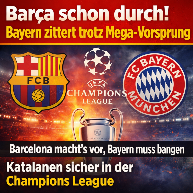 Champions League 2026: Barcelona qualifiziert – Bayern, PSG und Arsenal noch unter Druck
