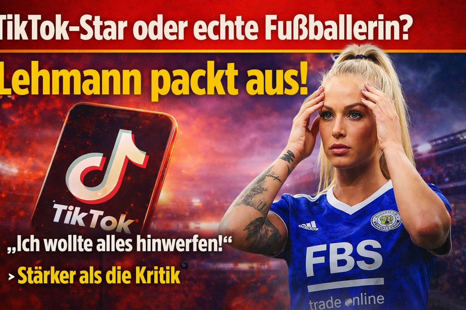 TikTok-Star oder Top-Spielerin? Lehmann kämpft gegen ihr Image