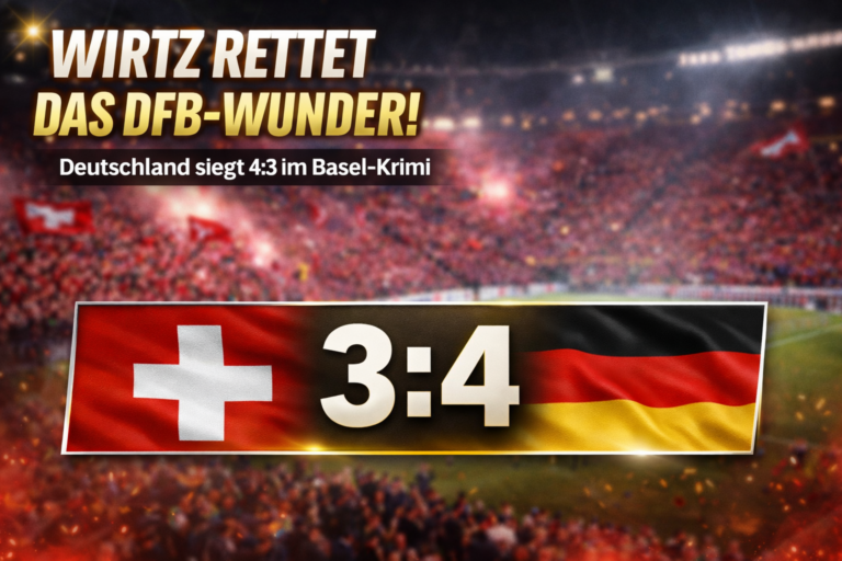 Auswärts-Coup! DFB-Elf ringt die Schweiz im Tor-Spektakel nieder