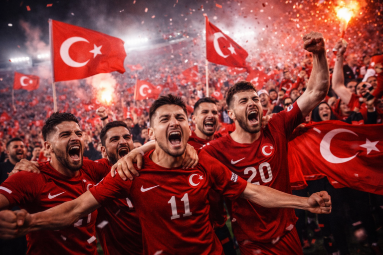 Beispielbild: Nach 24 Jahren zurück auf der WM-Bühne: Die Türkei löst mit dem 1:0 gegen den Kosovo das Ticket für 2026.