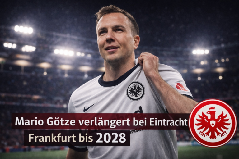 Zeichen der Treue: Mario Götze verlängert bei Eintracht Frankfurt bis 2028 und setzt ein wichtiges Signal im Umbruch.